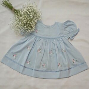 Fine Cotton Frocks Embroidered With Ribbons (6-12 Months) – view 6
