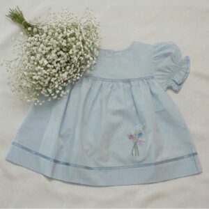 Fine Cotton Frocks Embroidered With Ribbons (6-12 Months) – view 11