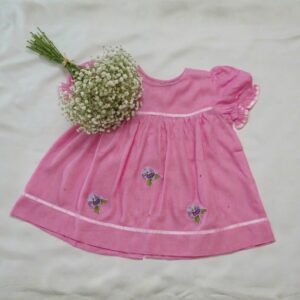 Fine Cotton Frocks Embroidered With Ribbons (6-12 Months) – view 17