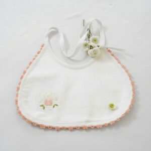 Tear Drop Shaped Bibs In Pristine White Base – view 4