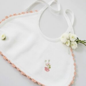 Tear Drop Shaped Bibs In Pristine White Base – view 9