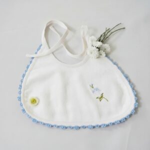Tear Drop Shaped Bibs In Pristine White Base – view 10