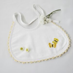 Tear Drop Shaped Bibs In Pristine White Base – view 15