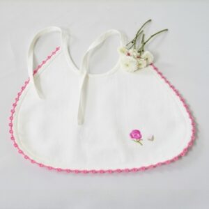 Tear Drop Shaped Bibs In Pristine White Base – view 18