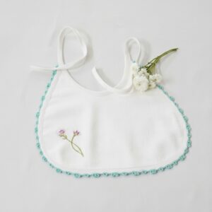 Tear Drop Shaped Bibs In Pristine White Base – view 21