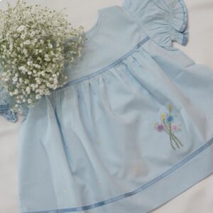 Fine Cotton Frocks Embroidered With Ribbons (6-12 Months) – view 9