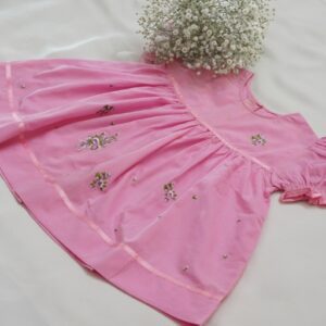 Fine Cotton Frocks Embroidered With Ribbons (6-12 Months) – view 12