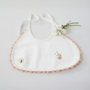 Tear Drop Shaped Bibs In Pristine White Base – view 7