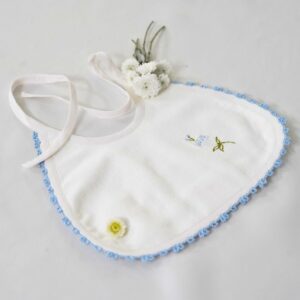 Tear Drop Shaped Bibs In Pristine White Base – view 11