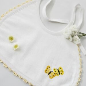 Tear Drop Shaped Bibs In Pristine White Base – view 13