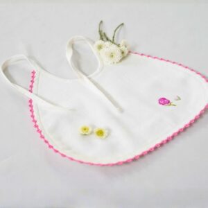 Tear Drop Shaped Bibs In Pristine White Base – view 16