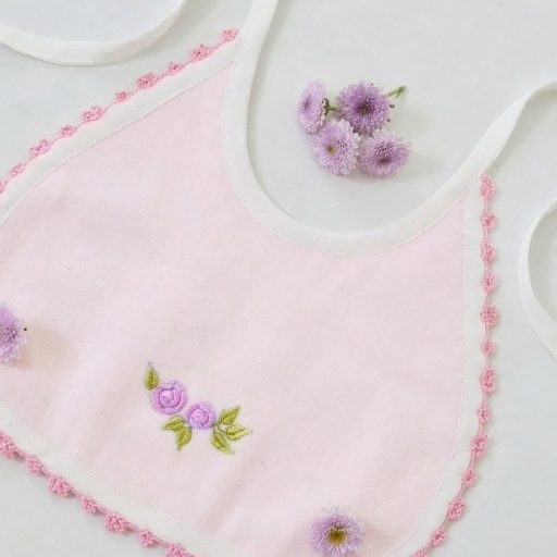 Tear Drop Shaped Bibs In Coloured Base – alternate view