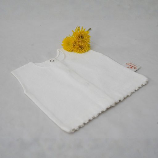 Flannel Vests With Fine Crochet – alternate view