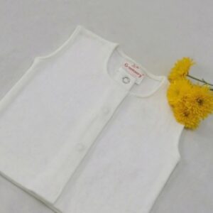 Flannel Plain White Vests