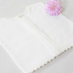 Flannel Vests With Fine Crochet &Pintux