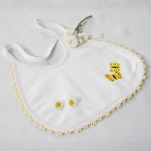 Tear Drop Shaped Bibs In Pristine White Base – view 14