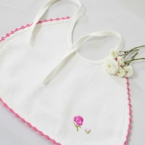 Tear Drop Shaped Bibs In Pristine White Base – view 17