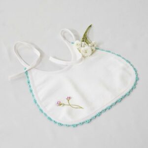 Tear Drop Shaped Bibs In Pristine White Base – view 19
