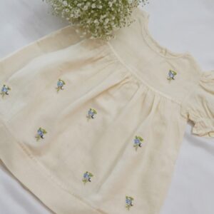 Fine Cotton Frocks Embroidered With Ribbons (6-12 Months) – view 5