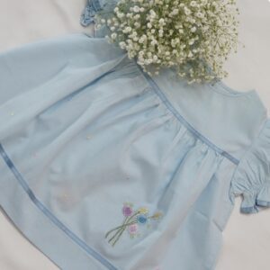 Fine Cotton Frocks Embroidered With Ribbons (6-12 Months) – view 10