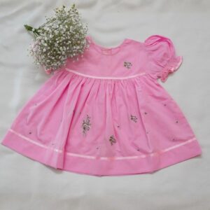 Fine Cotton Frocks Embroidered With Ribbons (6-12 Months) – view 13