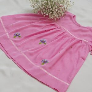Fine Cotton Frocks Embroidered With Ribbons (6-12 Months) – view 16