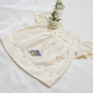 Soft Organic Cotton Baby Frocks with Embroidery (0-3 -Months) – view 4